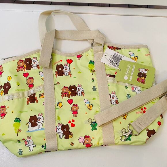 Line Friends Lesportsac Tote - Picture 1 of 4